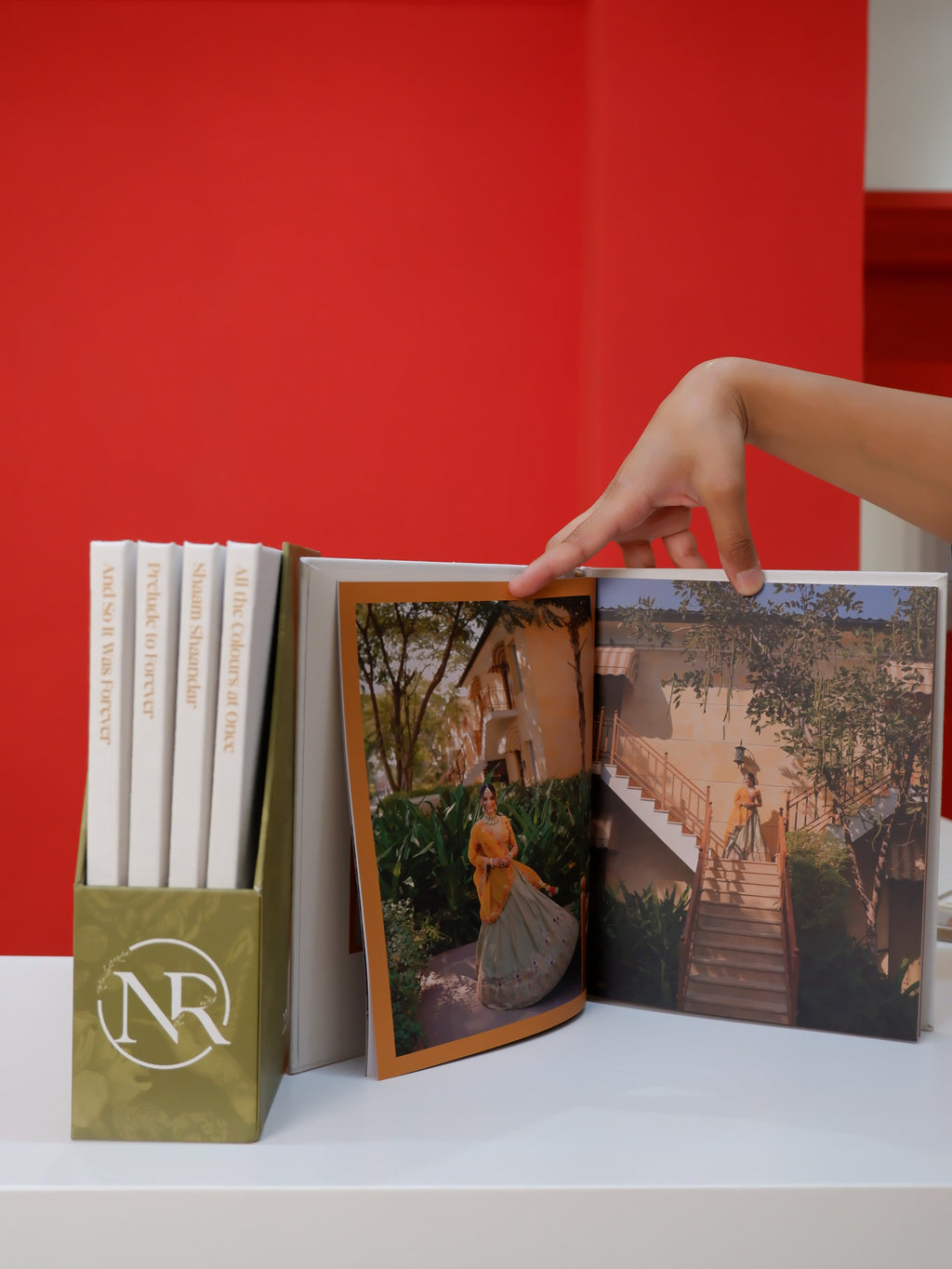 Richa and Nishant's Linen Wedding Storybox