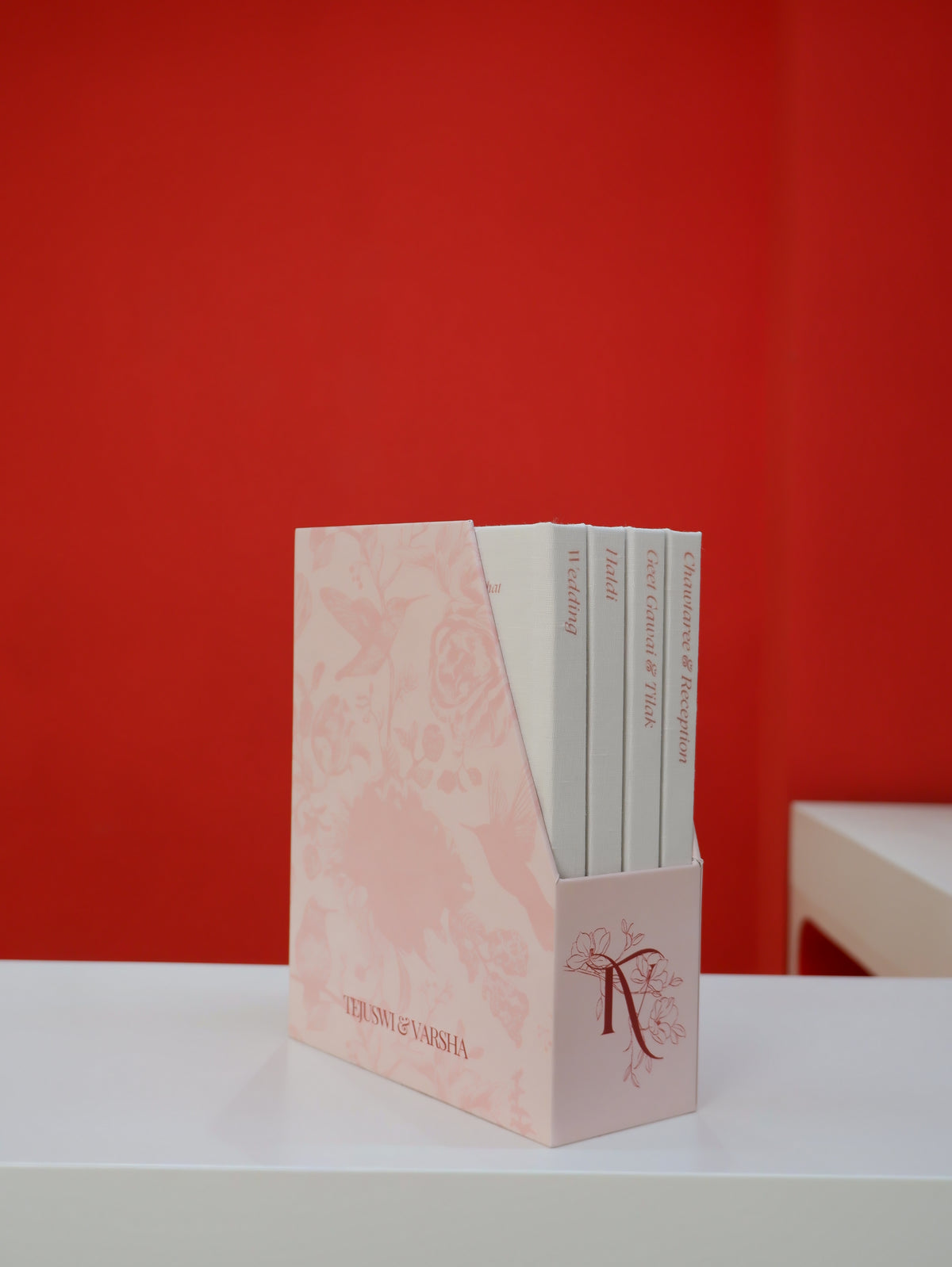 Varsha and Tejaswi's Luxe Wedding Storybox