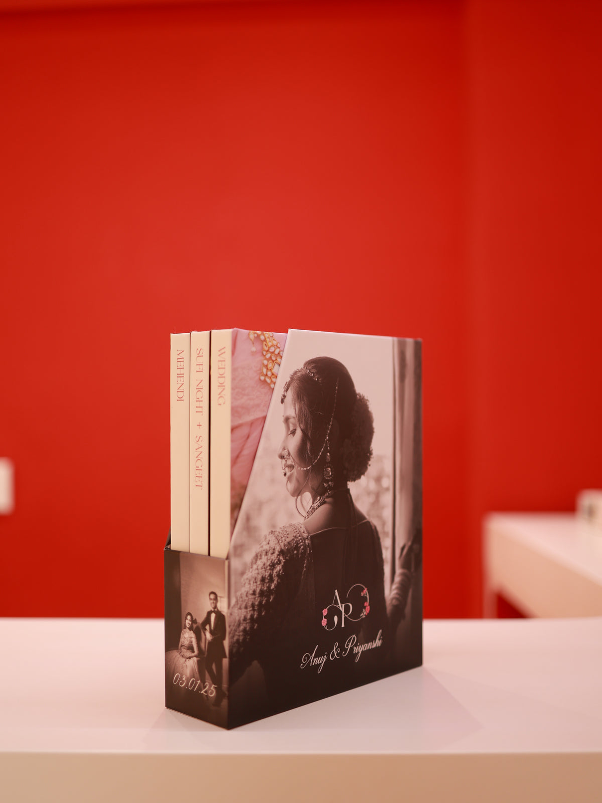 Priyanshi and Anuj's Luxe Wedding Storybox