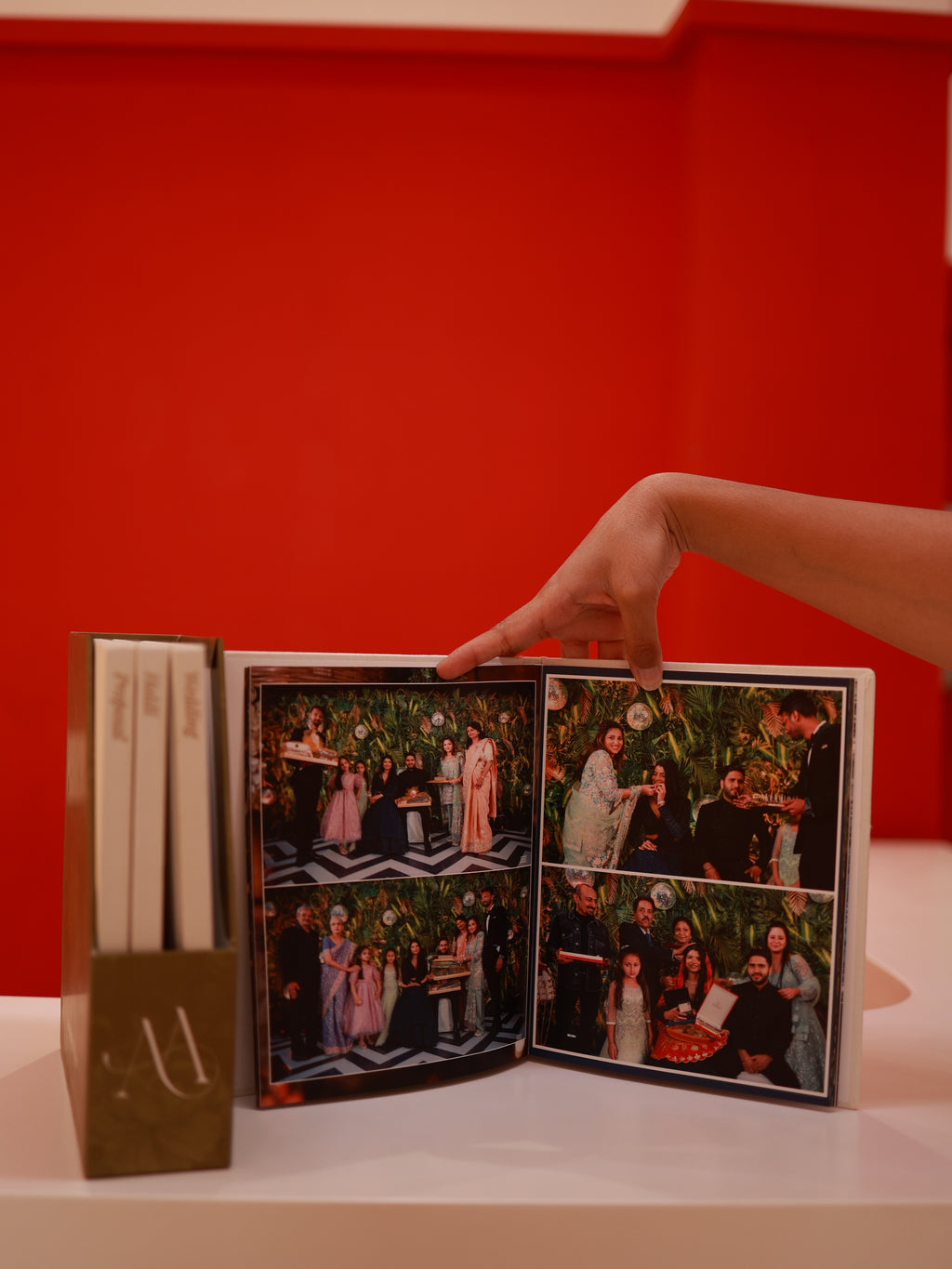 Aayushi and Ankur's Linen Wedding Storybox
