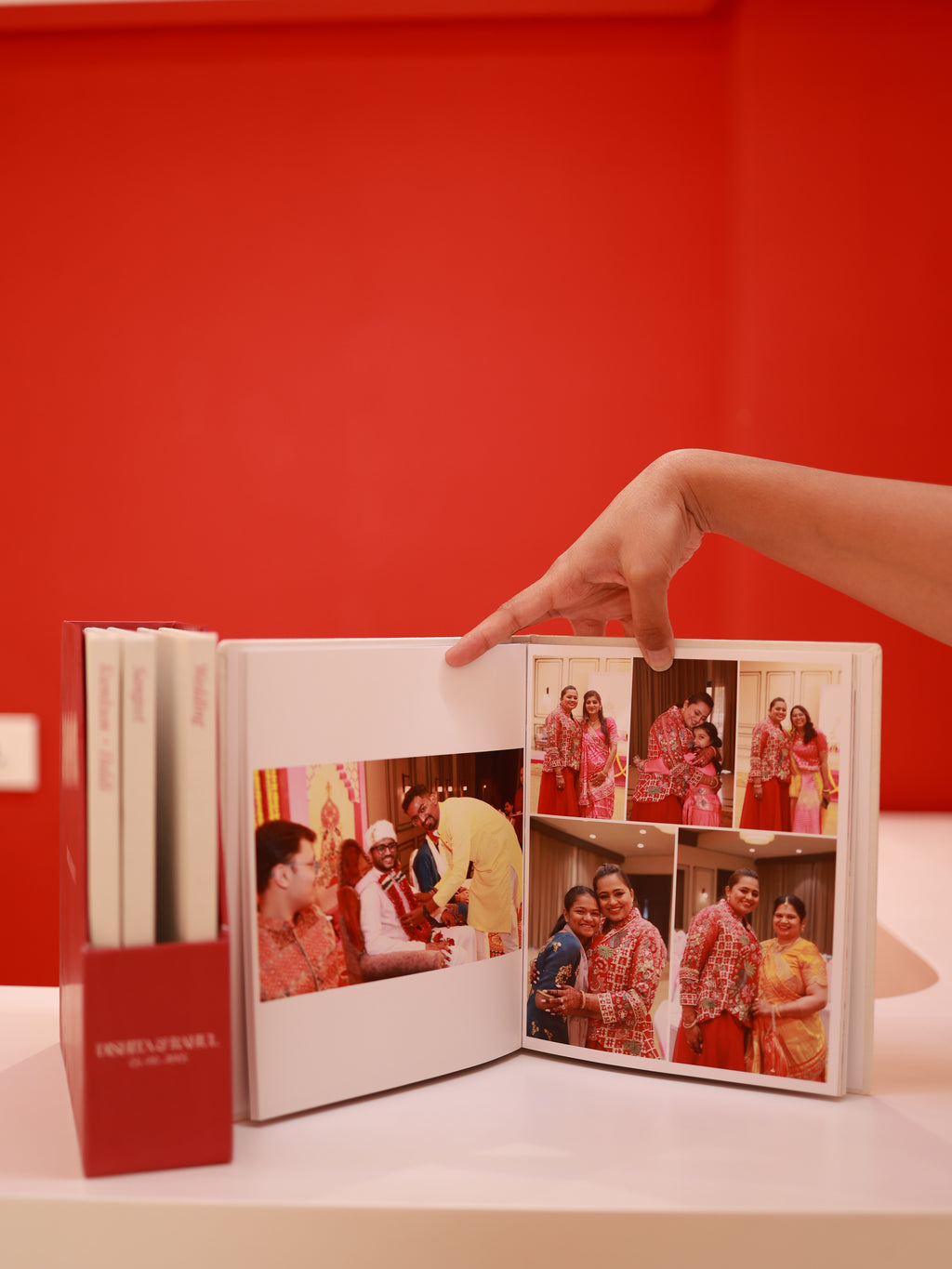 Dishita and Rahul's Linen Wedding Storybox