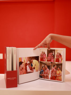 Dishita and Rahul's Linen Wedding Storybox