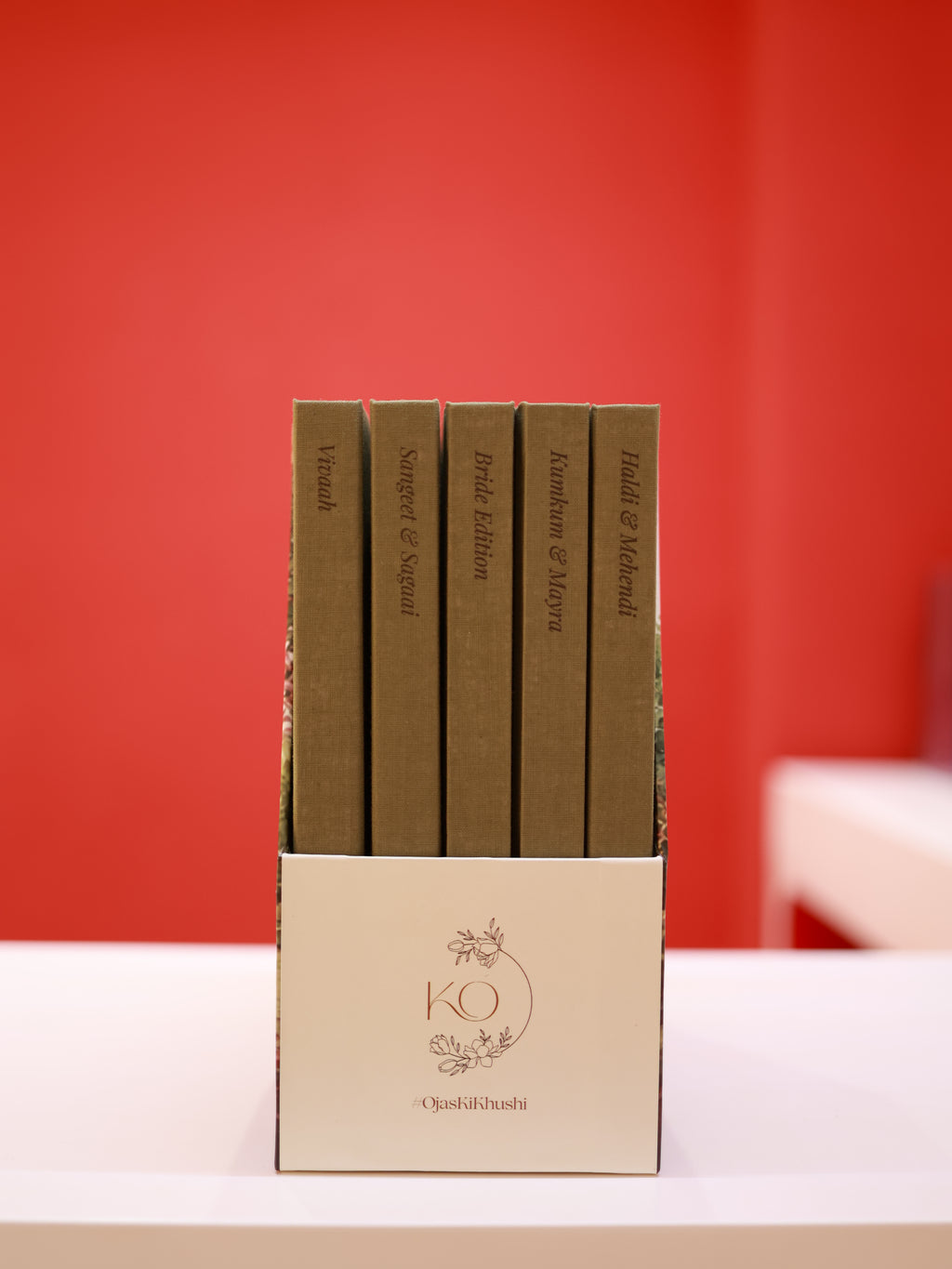 Khushboo and Ojas's Linen Wedding Storybox