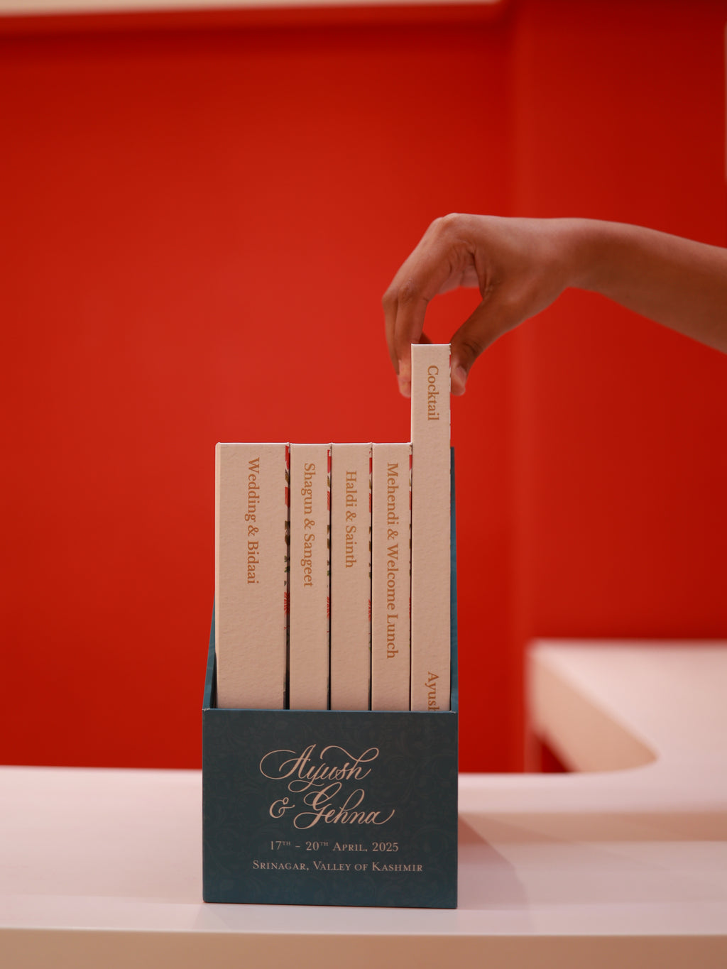 Gehna and Ayush's Luxe Wedding Storybox