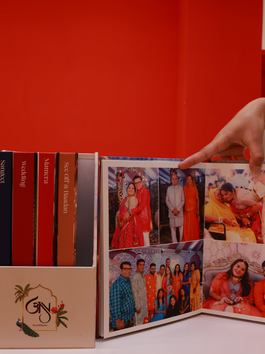 Nishi and Arpit's Luxe Wedding Storybox