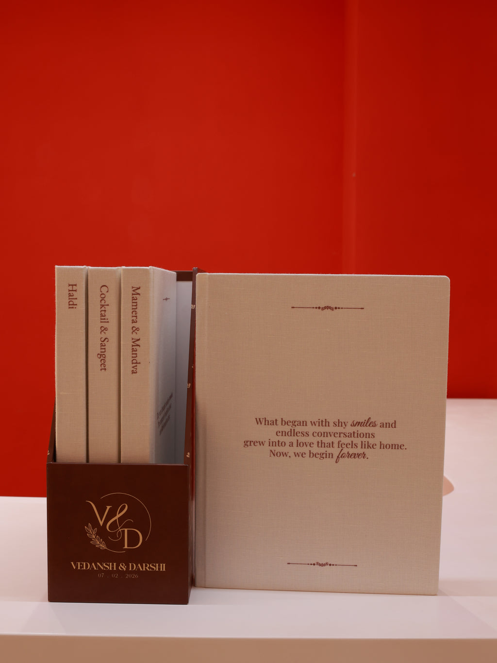 Darshi and Vedansh's Luxe Wedding Storybox