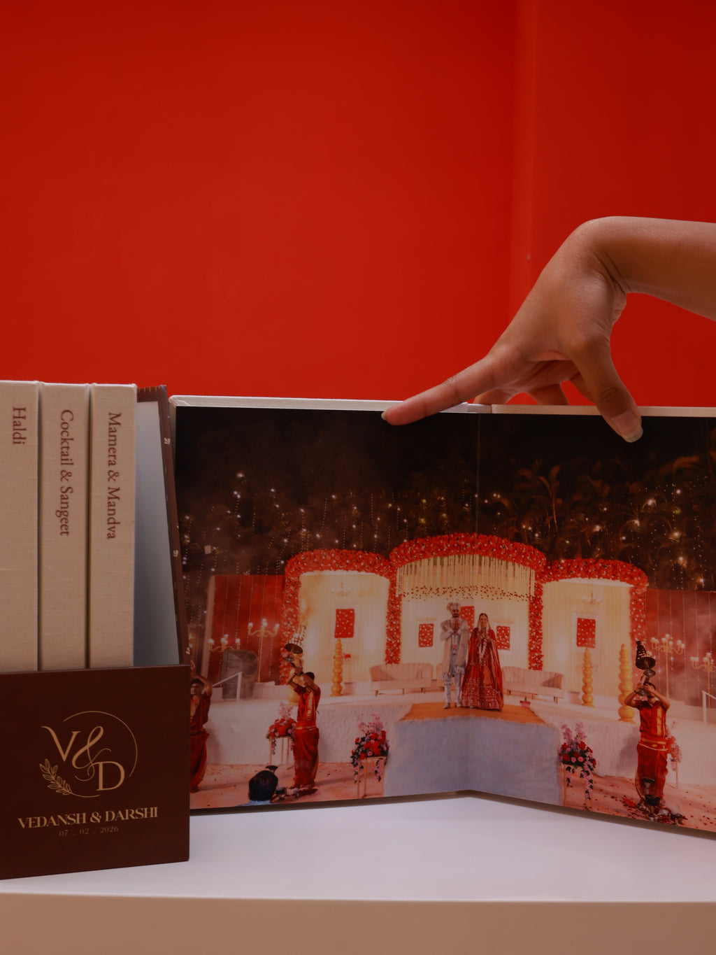 Darshi and Vedansh's Luxe Wedding Storybox