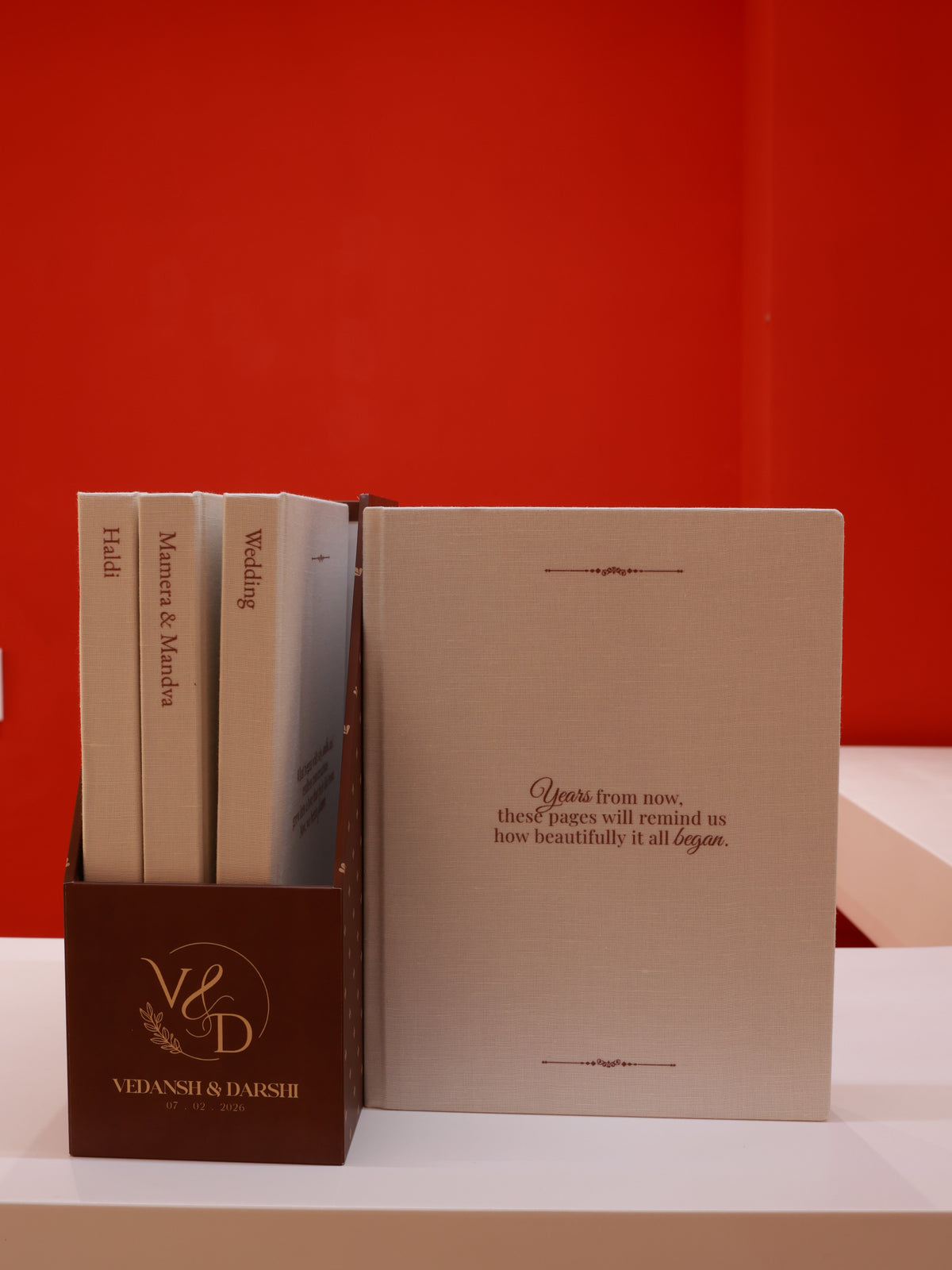 Darshi and Vedansh's Luxe Wedding Storybox