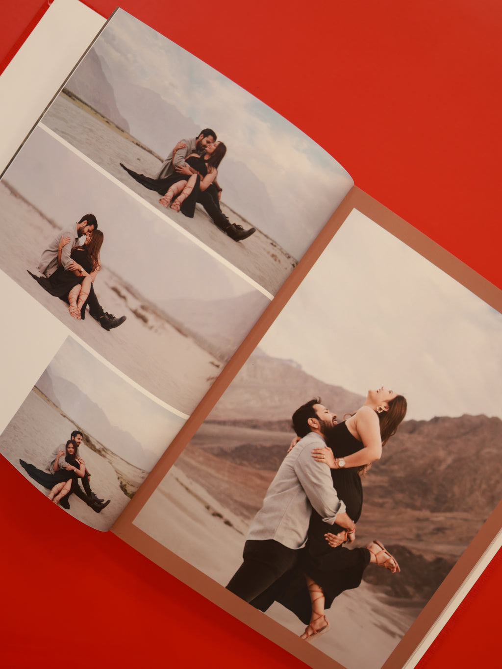 Sanya and Harsh's Linen Wedding Storybox