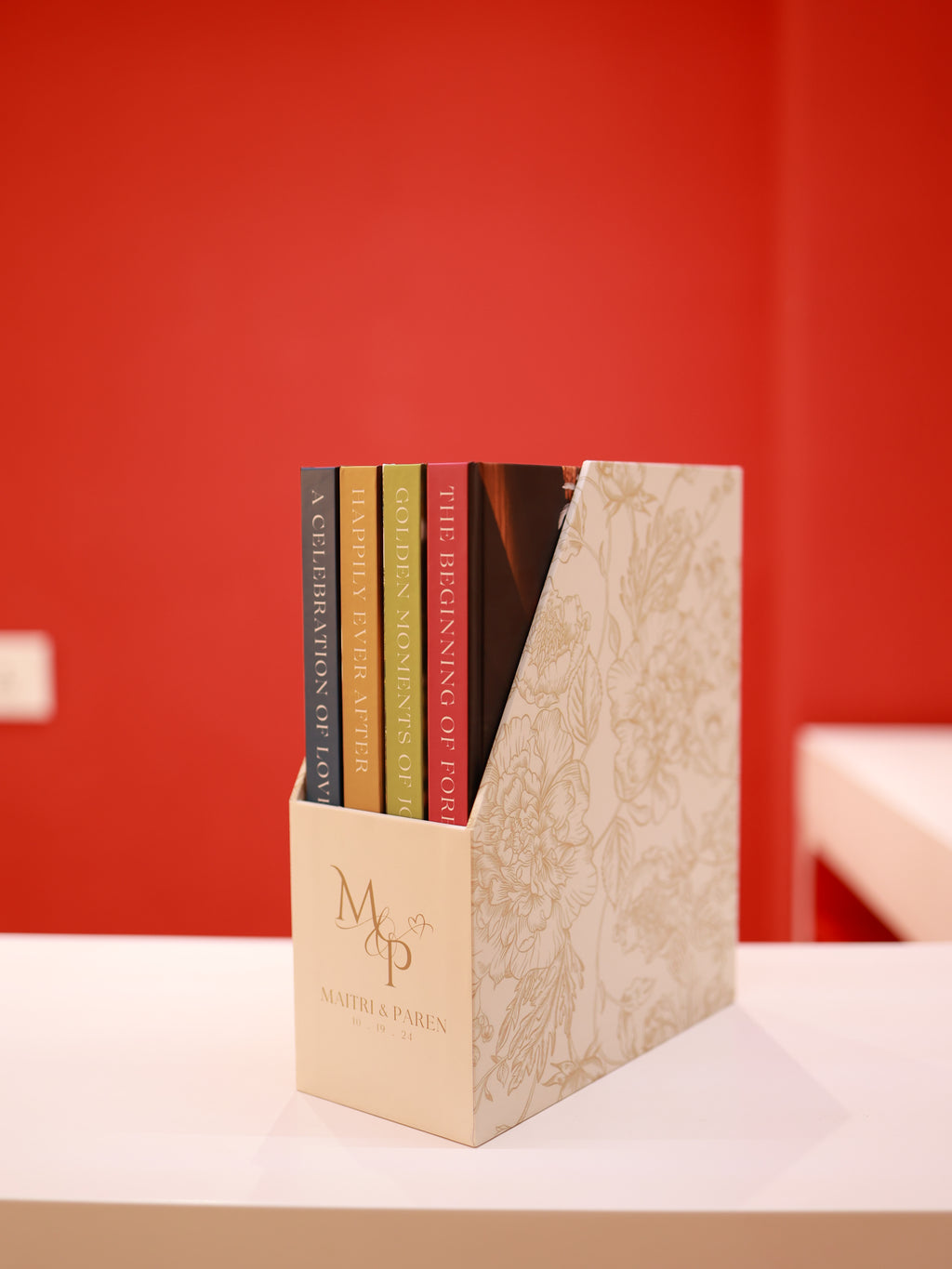 Maitri and Paren's Luxe Wedding Storybox