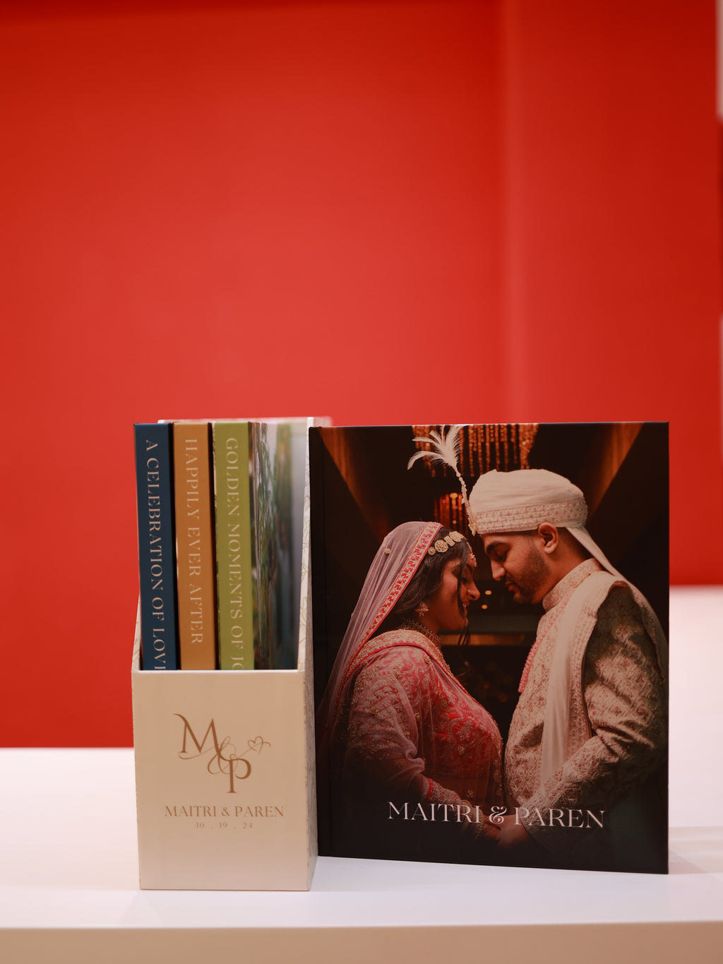 Maitri and Paren's Luxe Wedding Storybox