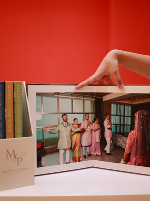 Maitri and Paren's Luxe Wedding Storybox