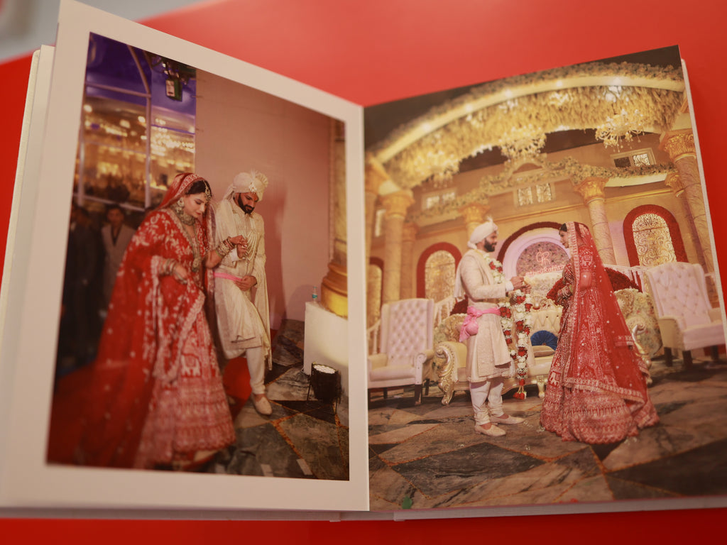 Ritika and Gaurav's Linen Wedding Storybox