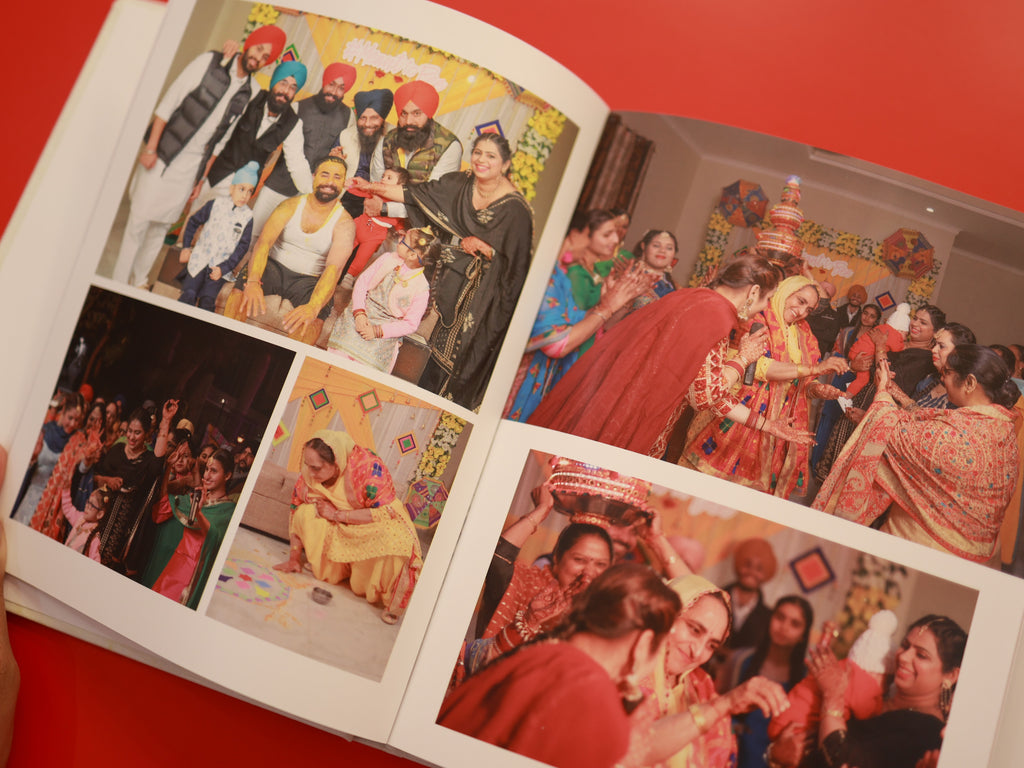 Madhupreet and Honey's Linen Wedding Storybox